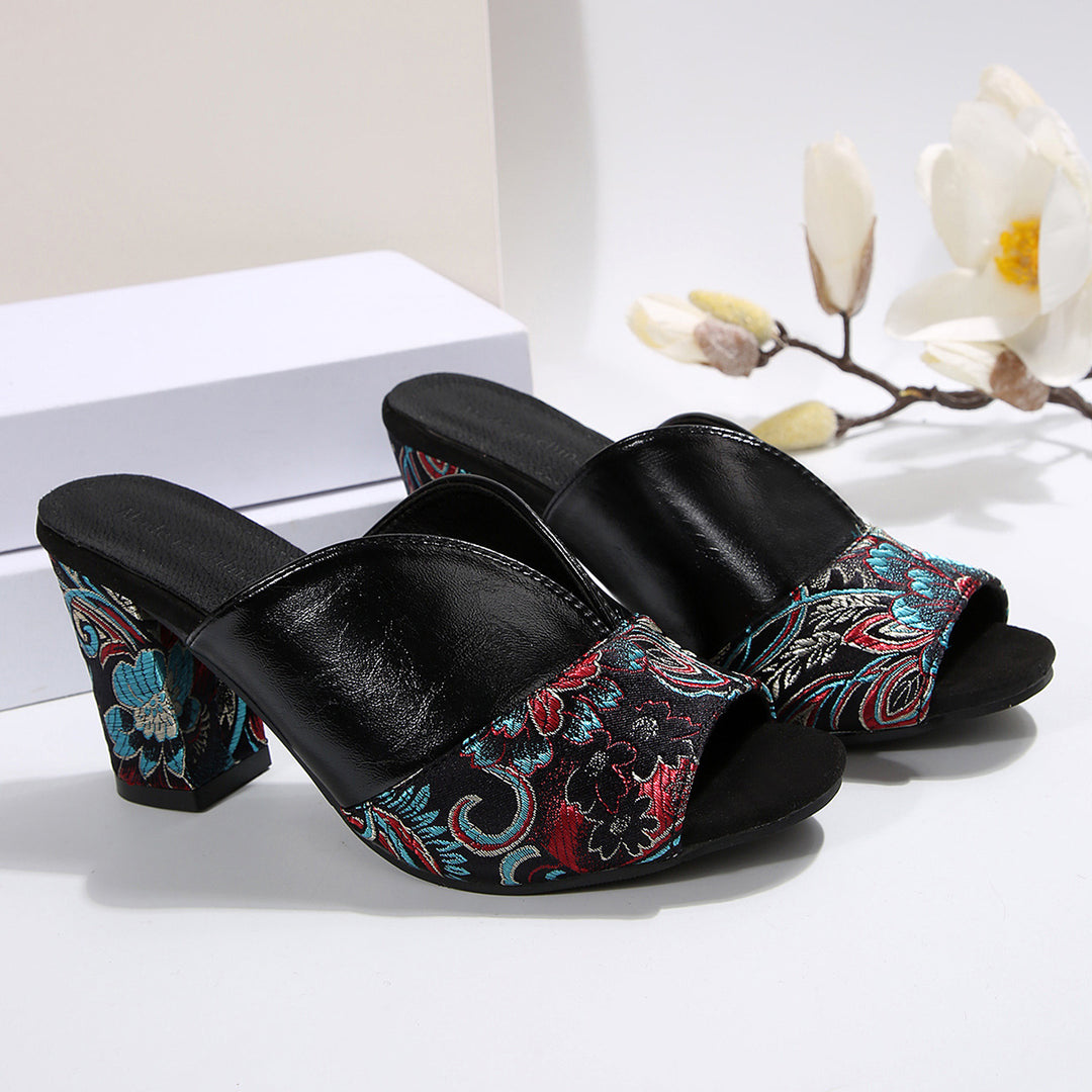 Damen elegante Schuhe mit floralem Design R&B