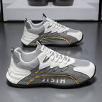 Herren Sportschuhe mit atmungsaktivem Mesh-Obermaterial und rutschfester Sohle
