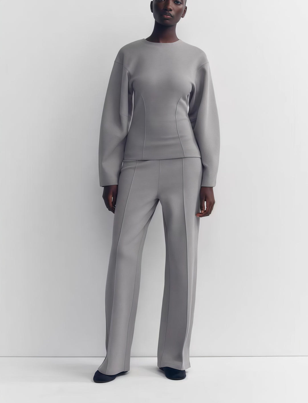 Damen Modisches Oversized-Set mit Ballonärmeln und eleganten Schnitt R&B