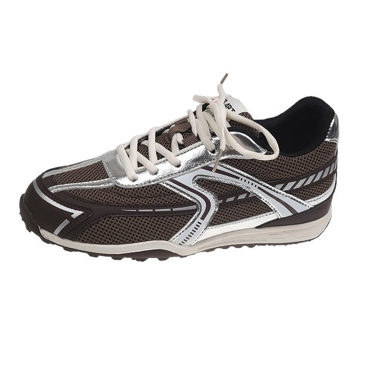 Damen sportliche Mesh-Sneaker mit dämpfender Sohle und atmungsaktivem Design R&B