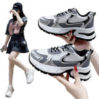 Damen Sportliche Lauf-Sneaker mit atmungsaktiver Mesh-Oberfläche und dämpfender Sohle R&B