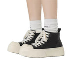 Damen Hohe Sneakers mit robustem Plateau und sportlichem Design
