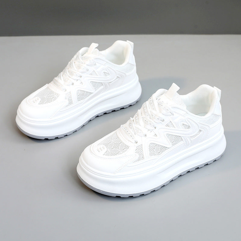 Damen Sportliche Sneakers mit atmungsaktiver Mesh-Oberfläche und dämpfendem Fußbett R&B