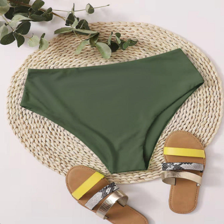Damen Hochgeschnittener Bikini-Slip mit bequemem Bund R&B