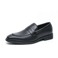 Damen Elegante Leder Slipper mit atmungsaktiver Oberflächenstruktur R&B