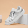 Damen Sportliche Sneaker mit reflektierenden Akzenten und atmungsaktivem Mesh
