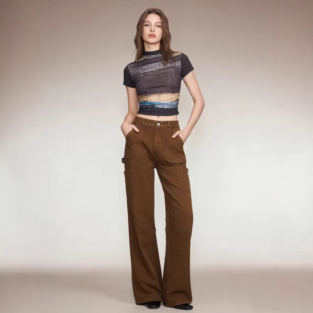 Damen Cargo-Hose im lässigen, weiten Schnitt mit praktischen Seitentaschen R&B