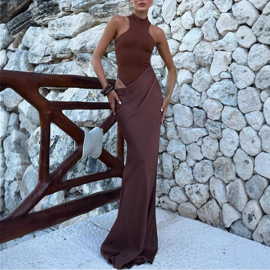 Damen Maxi-Kleid mit modischem Schnitt R&B