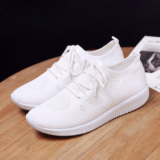 Damen Sportliche Strick-Sneaker mit atmungsaktivem Obermaterial R&B