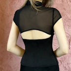 Damen Taillenkorsett mit transparenten Einsätzen und eleganten Details R&B