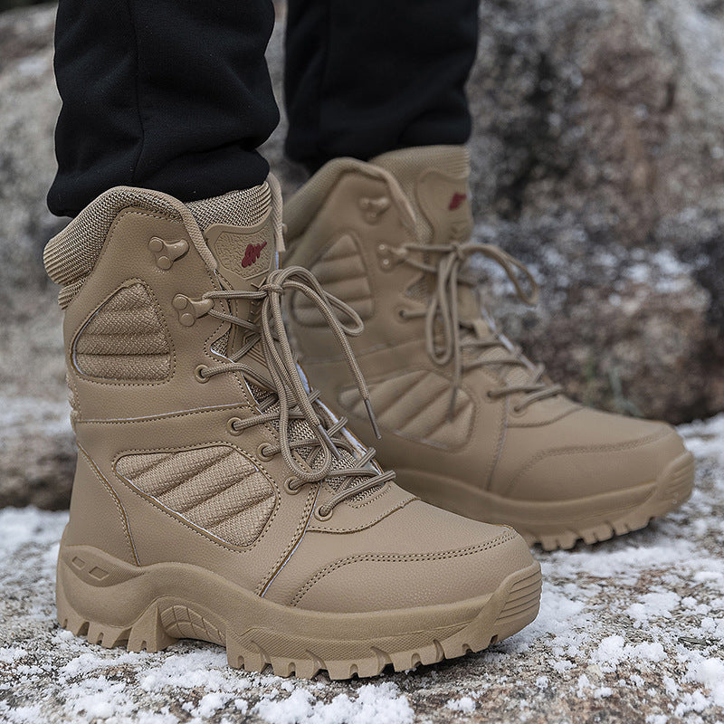 Herren robuste Multifunktionsstiefel mit hoher Knöchelunterstützung und rutschfester Sohle R&B