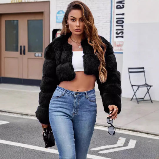 Damen Kurzhaarmantel R&B