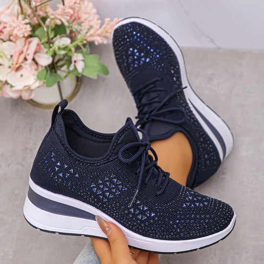 Damen Sportliche Sneakers mit atmungsaktivem Obermaterial und modischem Design R&B