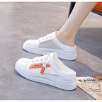 Damen Modische Slip-On Sneakers mit atmungsaktivem Mesh-Obermaterial R&B