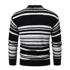 Herren Strickpullover mit strukturiertem Muster