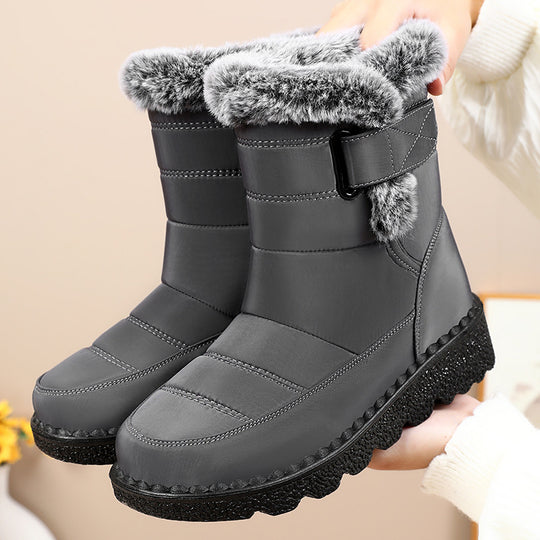 Damen Kuschelige Winterstiefel mit Futter und rutschfester Sohle R&B