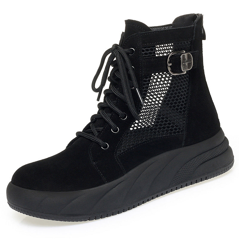 Damen Sportliche Sneakers mit atmungsaktiver Netzstruktur und flexibel dämpfendem Sohlenbereich R&B