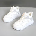 Damen warme High-Top Sneakers mit kuscheligem Innenfutter und innovativem Sohlenprofil R&B