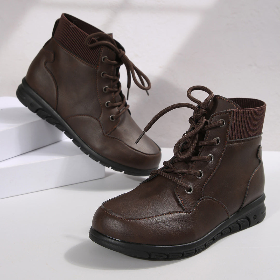 Damen Hochwertige Winterstiefel mit warmem Fleece-Futter und rutschfester Sohle R&B