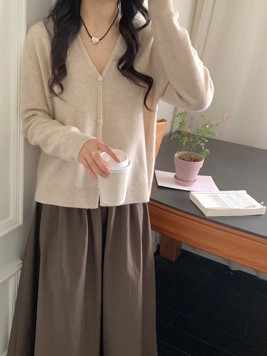 Femme Weicher -Mix Cardigan R&B