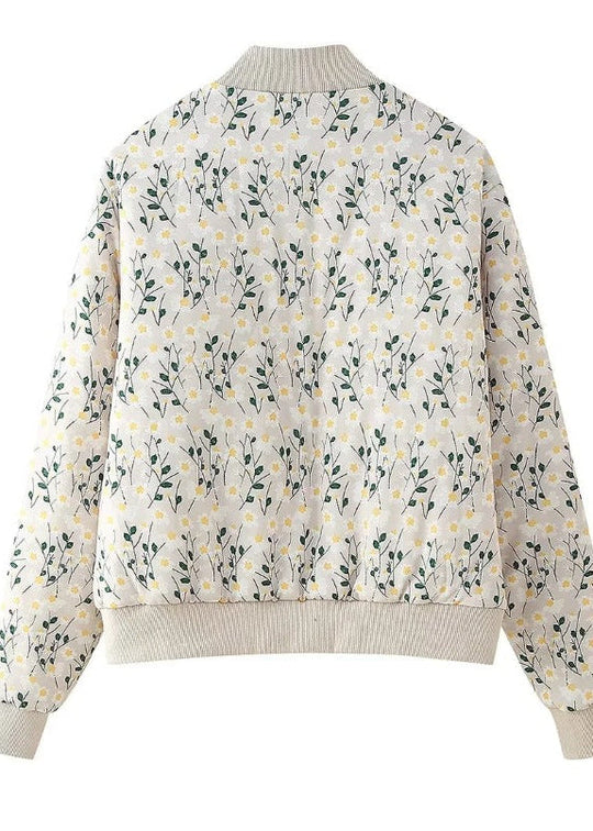 R&B | Bestickte Stepp Bomberjacke