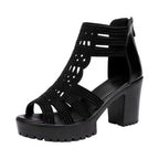 Damen Absatzsandalen mit elegantem Schnitt und detailverliR&Btem Design R&B
