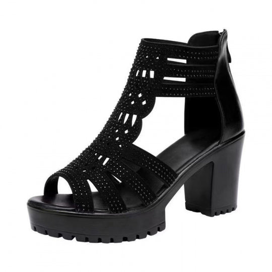 Damen Absatzsandalen mit elegantem Schnitt und detailverliebtem Design R&B