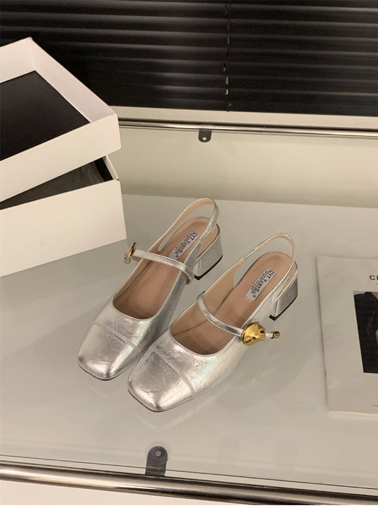 Damen Slingback Ballerinas mit elegantem Riemenverschluss und modischem Design R&B