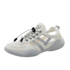 Damen Sportliche Sneakers mit elastischem Schnürsystem und atmungsaktiver Obermaterialstruktur R&B