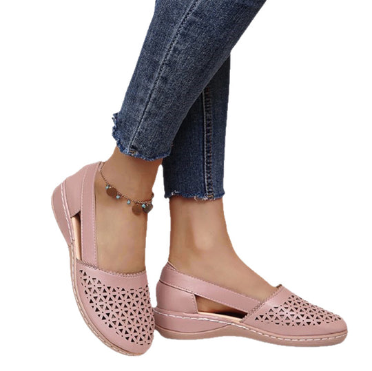 Damen Atmungsaktive Slip-On Sandalen mit seitlicher Öffnung und modischem Design R&B