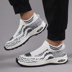 Damen Sportliche Sneakers mit elastischem Obermaterial und rutschfester Sohle