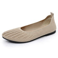 Damen Atmungsaktive Ballerinas mit elastischem Strickdesign R&B