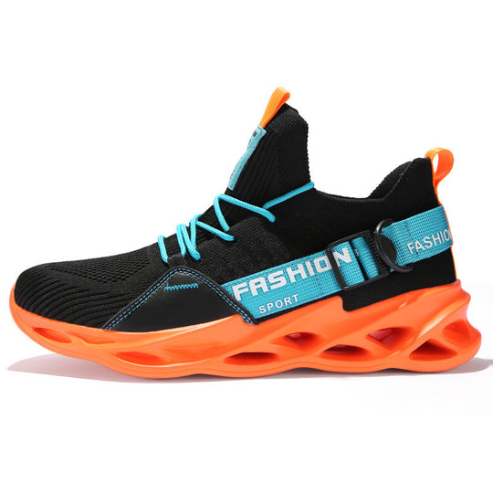 Damen Sportliche Schnür-Sneakers mit elastischem Obermaterial R&B