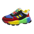 Damen Multi-Funktions-Sneakers mit buntem Design und atmungsaktiven Obermaterialien R&B