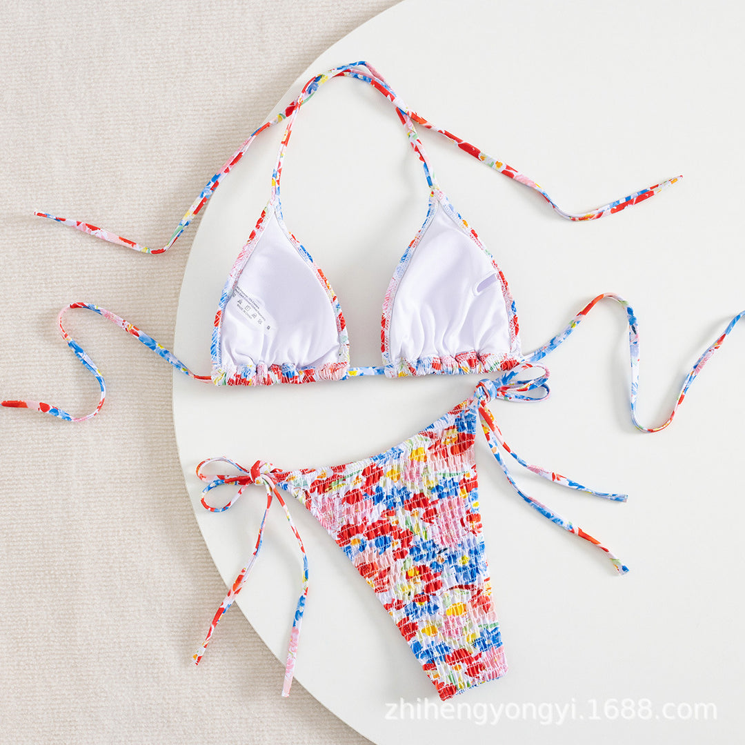 Damen Bikiniset mit buntem Mustermix R&B