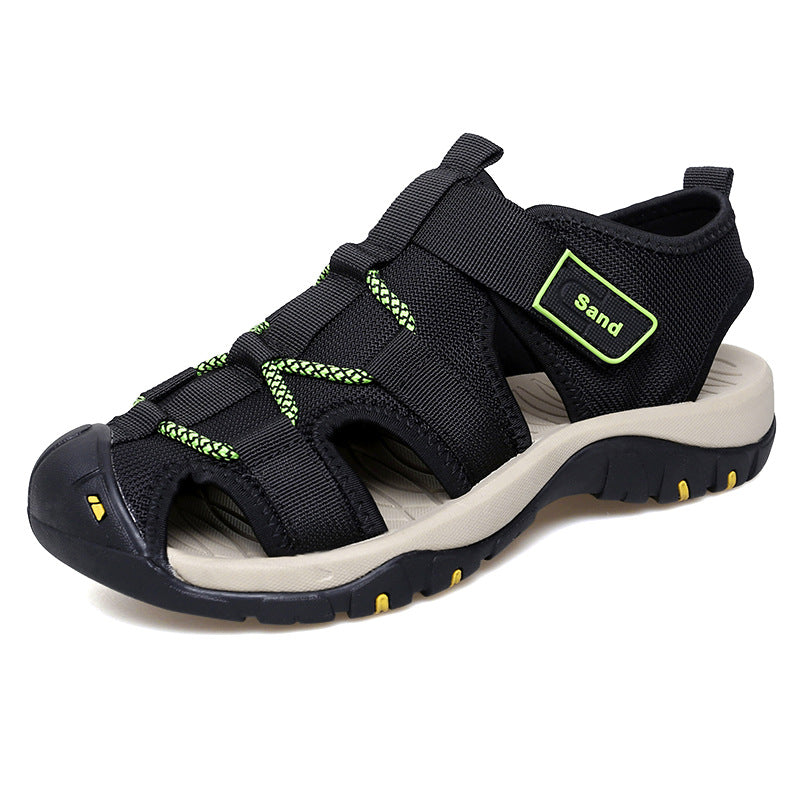 Herren Freizeit-Sandalen mit praktischem Klettverschluss und rutschfester Sohle R&B