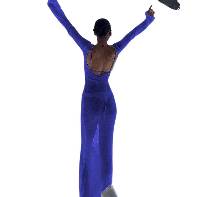 Damen elegantes, figurbetontes Abendkleid R&B