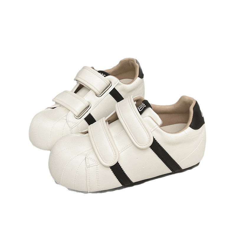 Damen sportliche Sneaker mit verstellbarem Klettverschluss und rutschfester Sohle R&B