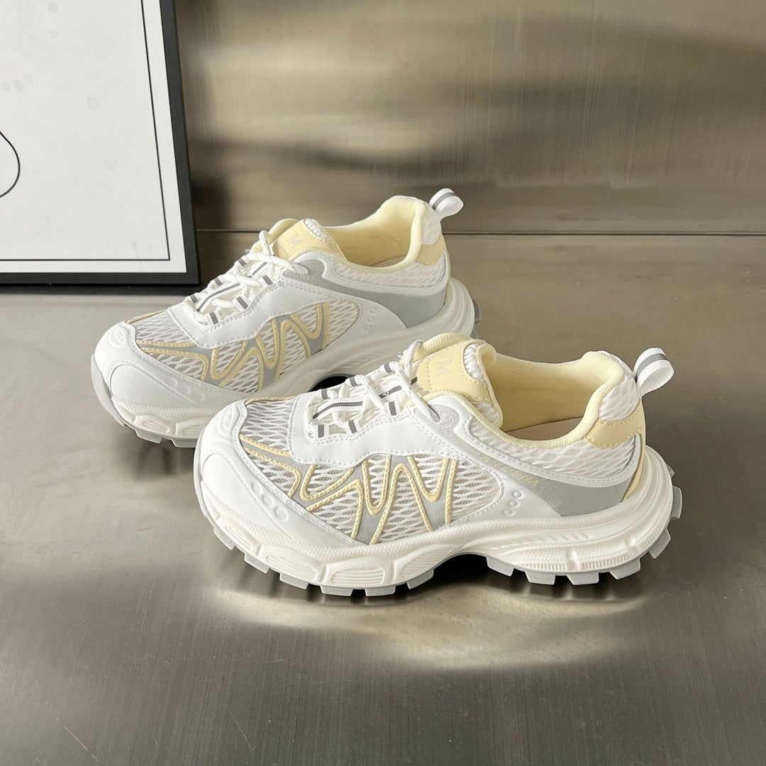Damen Sportliche Trail Sneakers mit atmungsaktiver Mesh-Oberfläche und rutschfester Sohle R&B