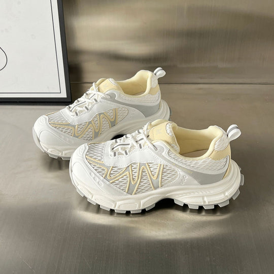 Damen Sportliche Trail Sneakers mit atmungsaktiver Mesh-Oberfläche und rutschfester Sohle R&B