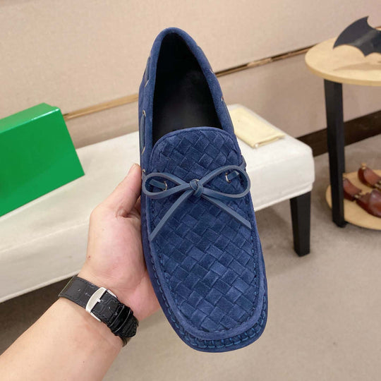 Damen Mokassins aus weichem Wildleder mit eleganter Ziernaht R&B