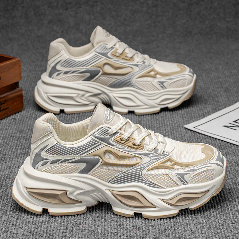 Damen Sportliche Sneakers mit atmungsaktivem Mesh-Obermaterial und stoßdämpfendem Sohlenprofil