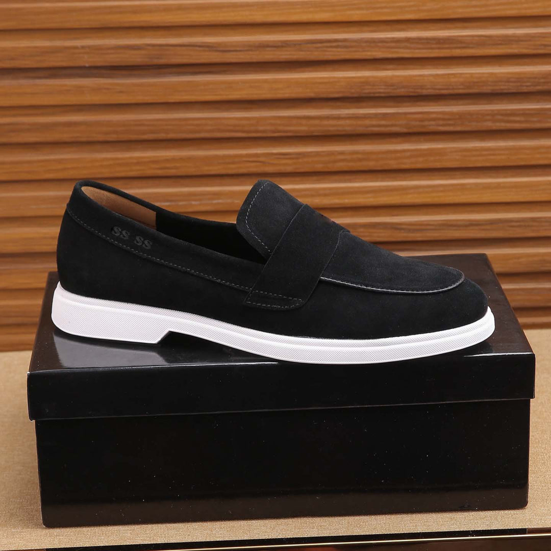 Damen Mokassin Sneaker mit strukturiertem Obermaterial und rutschfester Sohle R&B