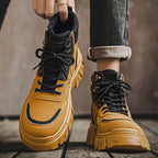 Damen Hochwertige Schnürstiefel mit robuster Sohle und atmungsaktivem Obermaterial R&B