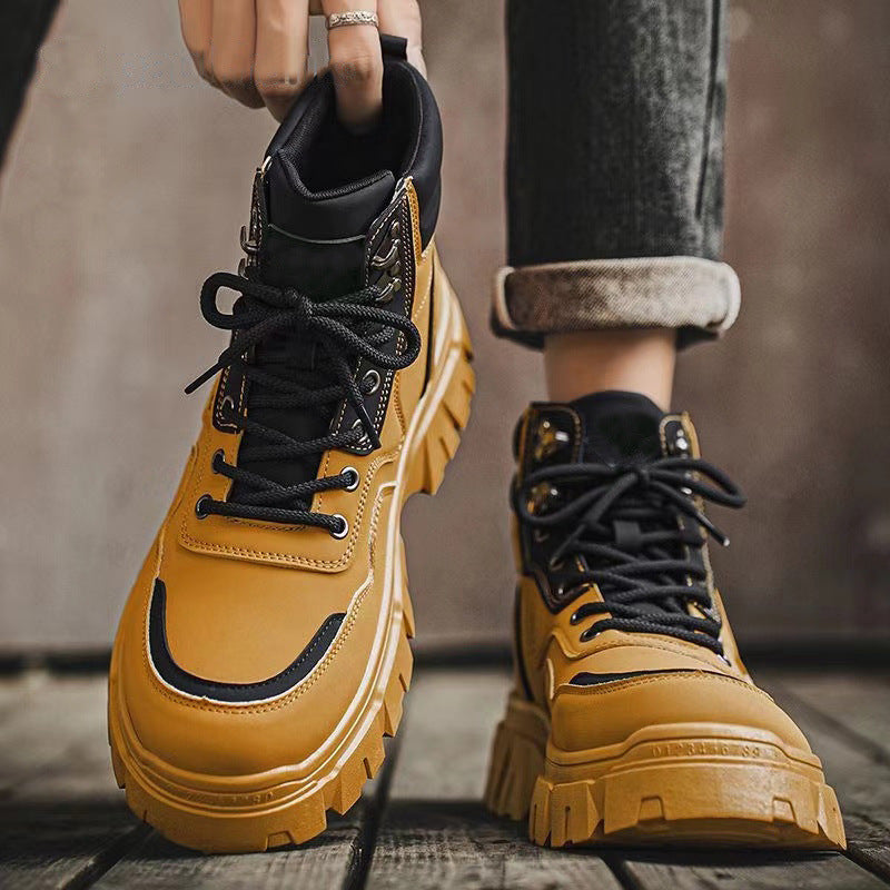 Damen Hochwertige Schnürstiefel mit robuster Sohle und atmungsaktivem Obermaterial R&B