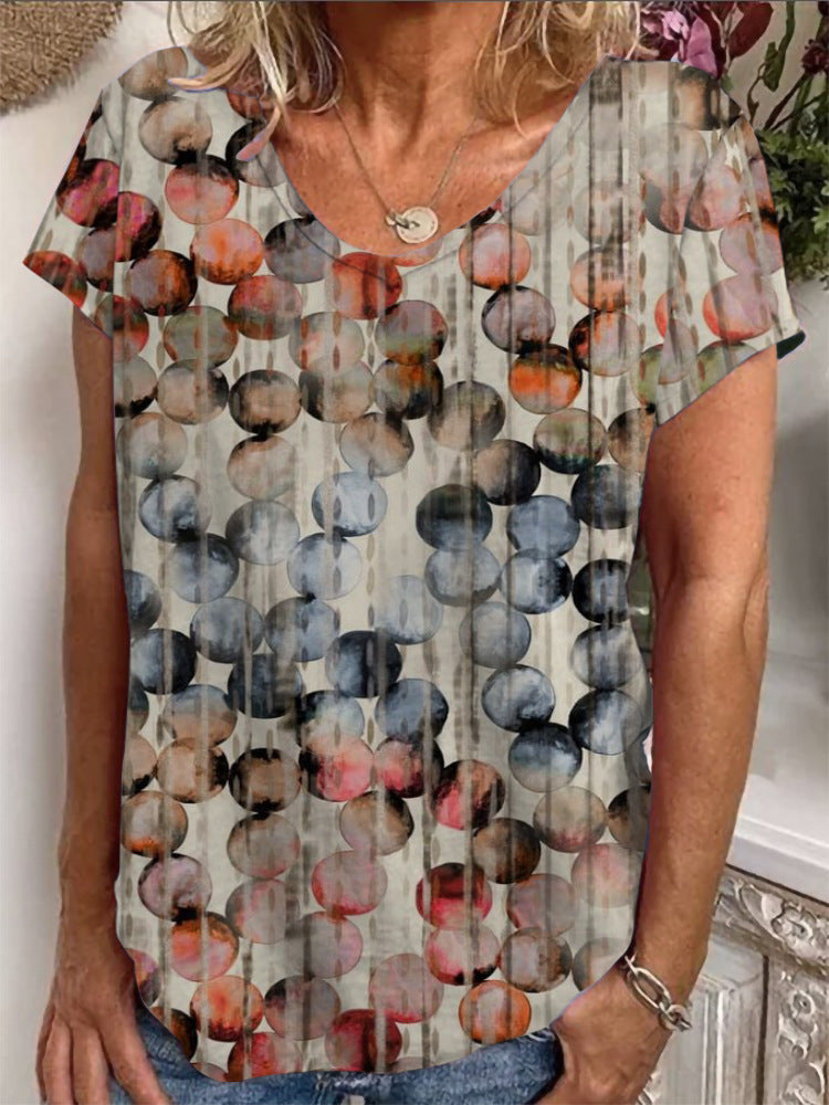 Damen Lockere Bluse mit buntem Paisleymuster R&B
