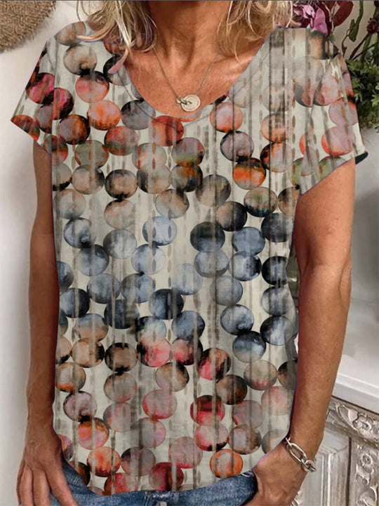 Damen Lockere Bluse mit buntem Paisleymuster R&B