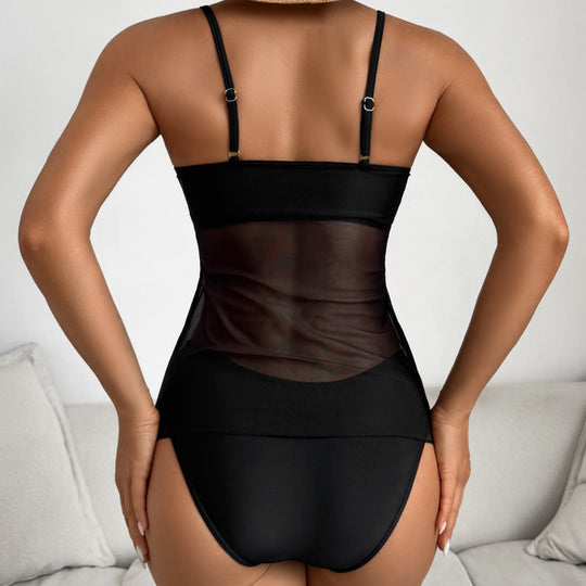 Damen Sportliches Tankini-Set mit trendigem Druck R&B