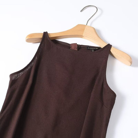 Damen Maxikleid mit elegantem Schnitt und dezentem Rückenausschnitt R&B
