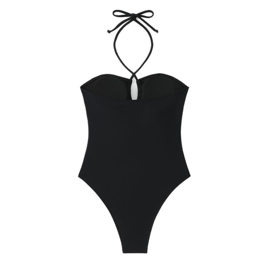 Damen Einteiler Badeanzug mit schickem Schlüssel-Loch-Design R&B
